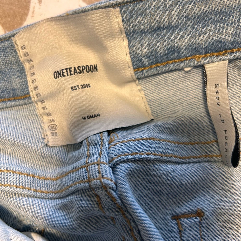 One Teaspoon Sky Blue Women Jeans